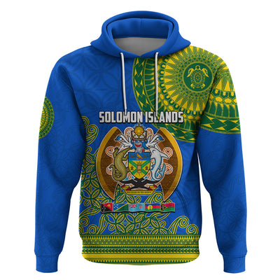 Custom Solomon Islands Independence 43rd Hoodie LT6
