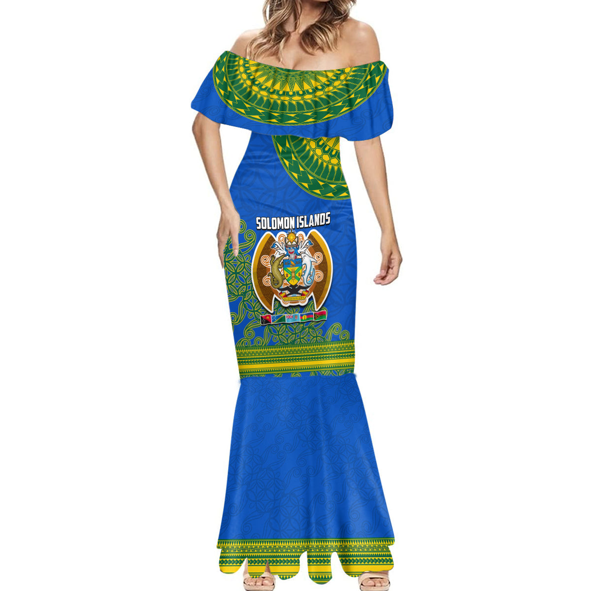 Solomon Islands Mermaid Dress Melanesian Festival 2023 LT6 - Polynesian Pride