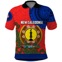 New Caledonia Polo Shirt Melanesian Festival 2023 LT6 Red - Polynesian Pride