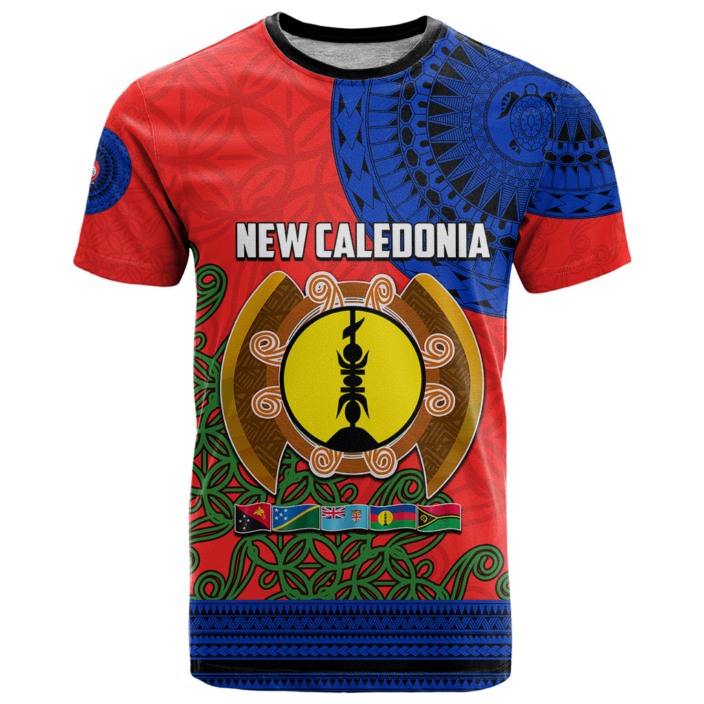 New Caledonia T Shirt Melanesian Festival 2023 LT6 Red - Polynesian Pride
