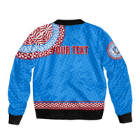 Tonga School Api Fo'ou College Bomber Jacket Tribal Pattern LT6 - Polynesian Pride