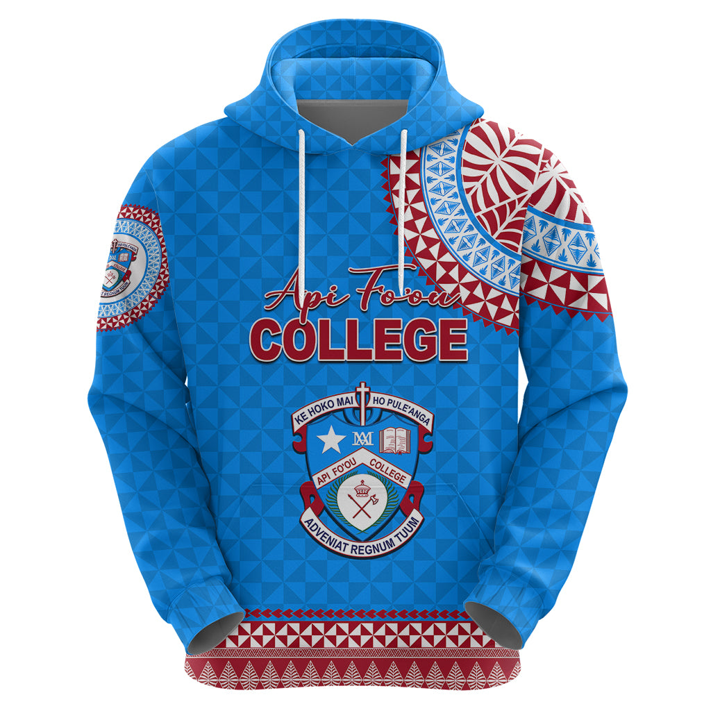 Tonga School Api Foou College Hoodie Tribal Pattern LT6 - Polynesian Pride