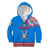 Tonga School Api Fo'ou College Kid Hoodie Tribal Pattern LT6 Zip Hoodie Blue - Polynesian Pride