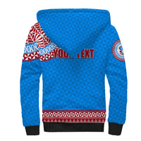 Tonga School Api Fo'ou College Sherpa Hoodie Tribal Pattern LT6 - Polynesian Pride