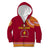 Tonga School Beulah College Kid Hoodie Tribal Pattern LT6 Zip Hoodie Maroon - Polynesian Pride