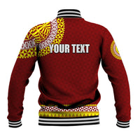 Tonga School Eua High School Baseball Jacket Tribal Pattern LT6 - Polynesian Pride