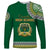 Tonga School Saineha High School Long Sleeve Shirt Tribal Pattern LT6 Unisex Green - Polynesian Pride