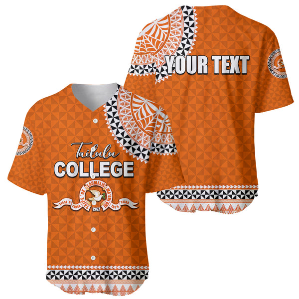 (Custom Personalised) Taufa'ahau Pilolevu College Christmas Baseball Jersey Simple Style LT8 main image 1