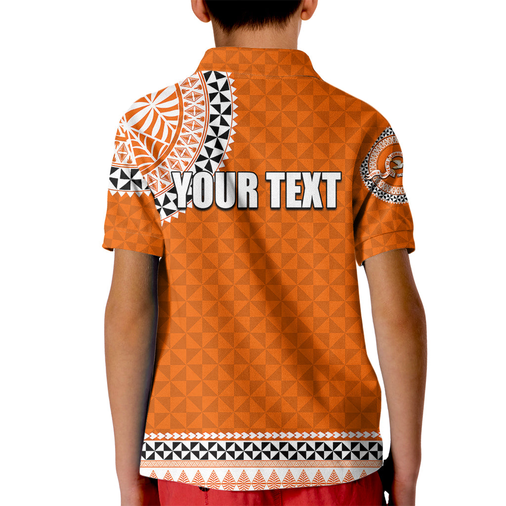 Tonga School Tailulu College Kid Polo Shirt Tribal Pattern LT6 - Polynesian Pride