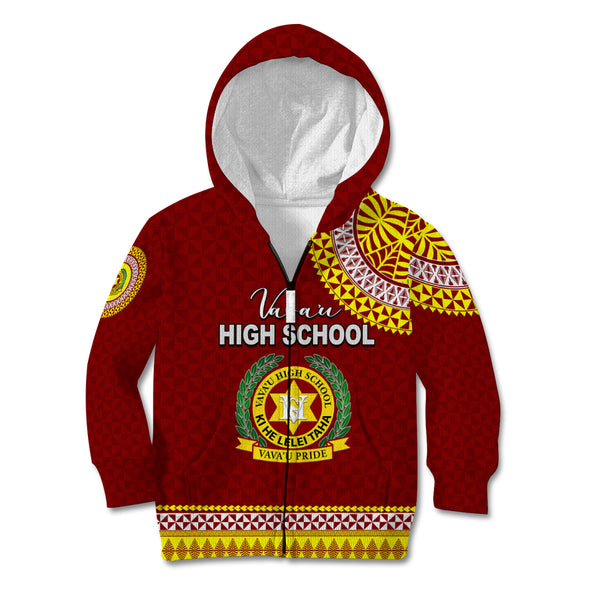Tonga School Ha'apai High School Kid Polo Shirt Tribal Pattern LT6 main image 1