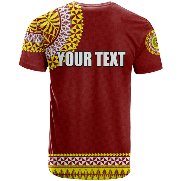 Tonga High School 75th Anniversary Lavalava Red Polynesian Minimalist Style LT9