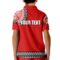 Tonga School Kolisi Tonga Kid Polo Shirt Tribal Pattern LT6 - Polynesian Pride
