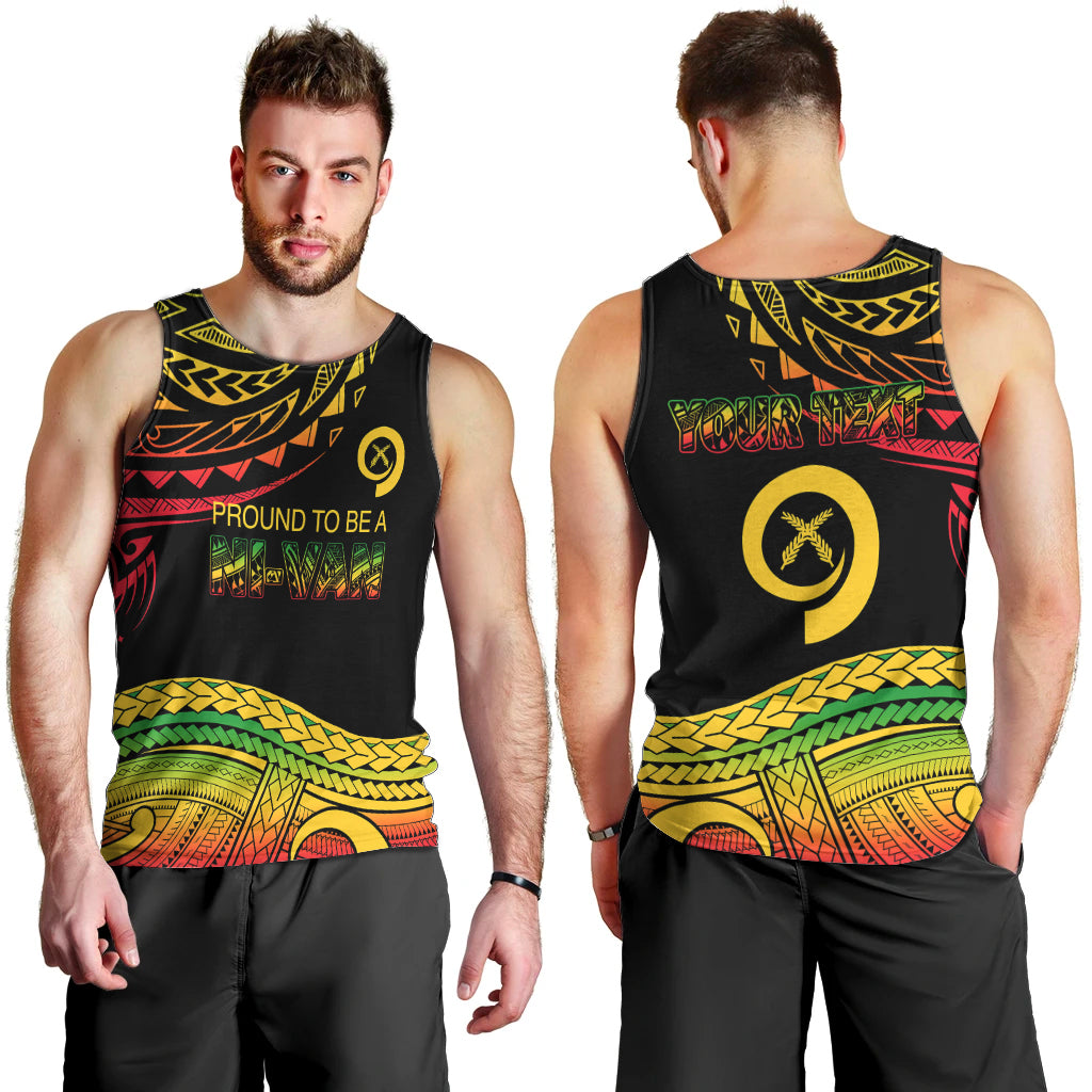 Custom Tribal Vanuatu Men Tank Top Pround To Be A Ni-Van LT6 - Polynesian Pride