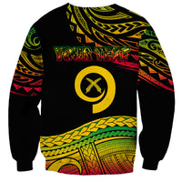 Custom Tribal Vanuatu Sweatshirt Pround To Be A Ni-Van LT6 - Polynesian Pride