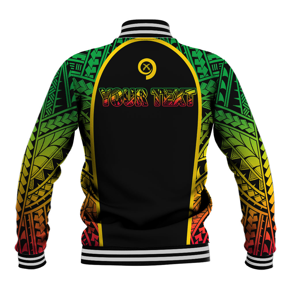 Custom Vanuatu Baseball Jacket Pround To Be A Ni-Van LT6 - Polynesian Pride