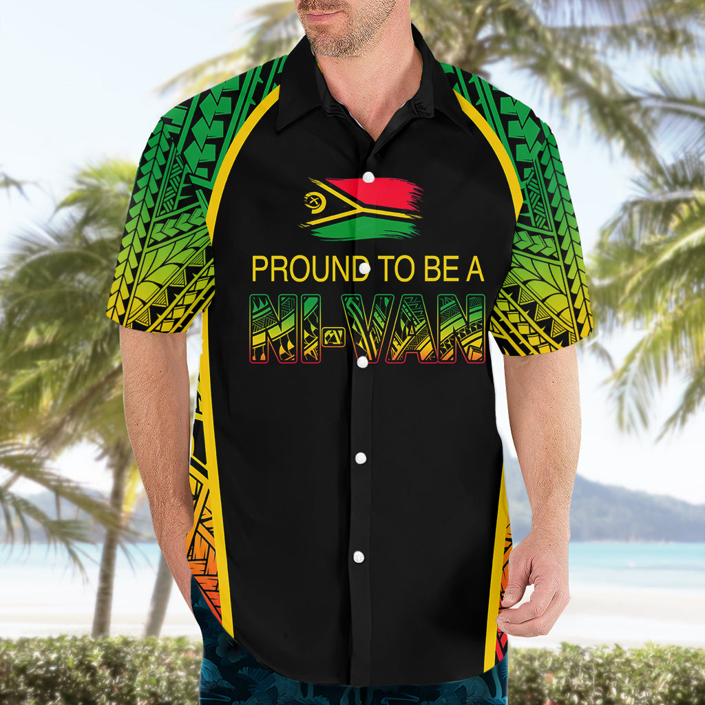 Custom Vanuatu Hawaiian Shirt Pround To Be A Ni-Van LT6 - Polynesian Pride