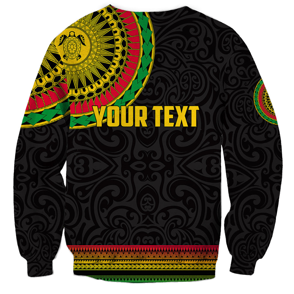 Custom Vanuatu Sweatshirt Polynesia Circle LT6 - Polynesian Pride