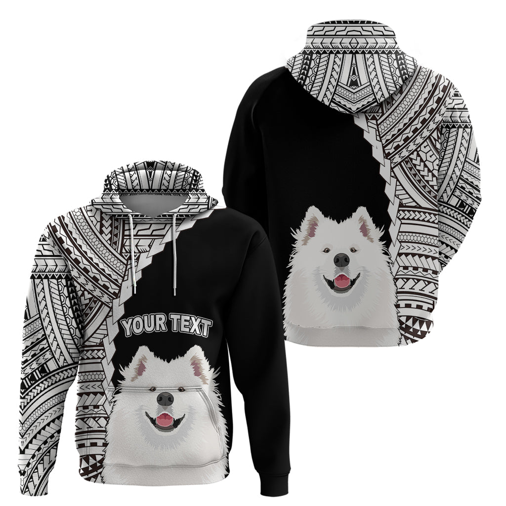 Custom Samoyed Dog Hoodie With Polynesian Tribal Tattoo LT6 - Polynesian Pride