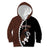 Custom Boxer Dog Kid Hoodie With Polynesian Tribal Tattoo LT6 Black - Polynesian Pride