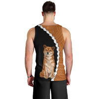 Custom Shiba Inu Dog Men Tank Top With Polynesian Tribal Tattoo LT6 - Polynesian Pride