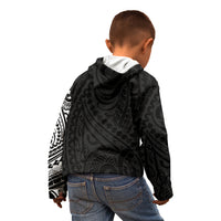 Polynesian Basset Hound Dog Kid Hoodie Dog In My Heart LT6 - Polynesian Pride