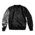 Polynesian Basset Hound Dog Sleeve Zip Bomber Jacket Dog In My Heart LT6 - Polynesian Pride