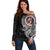 Polynesian German Shepherd Dog Off Shoulder Sweater Dog In My Heart LT6 Women Black - Polynesian Pride