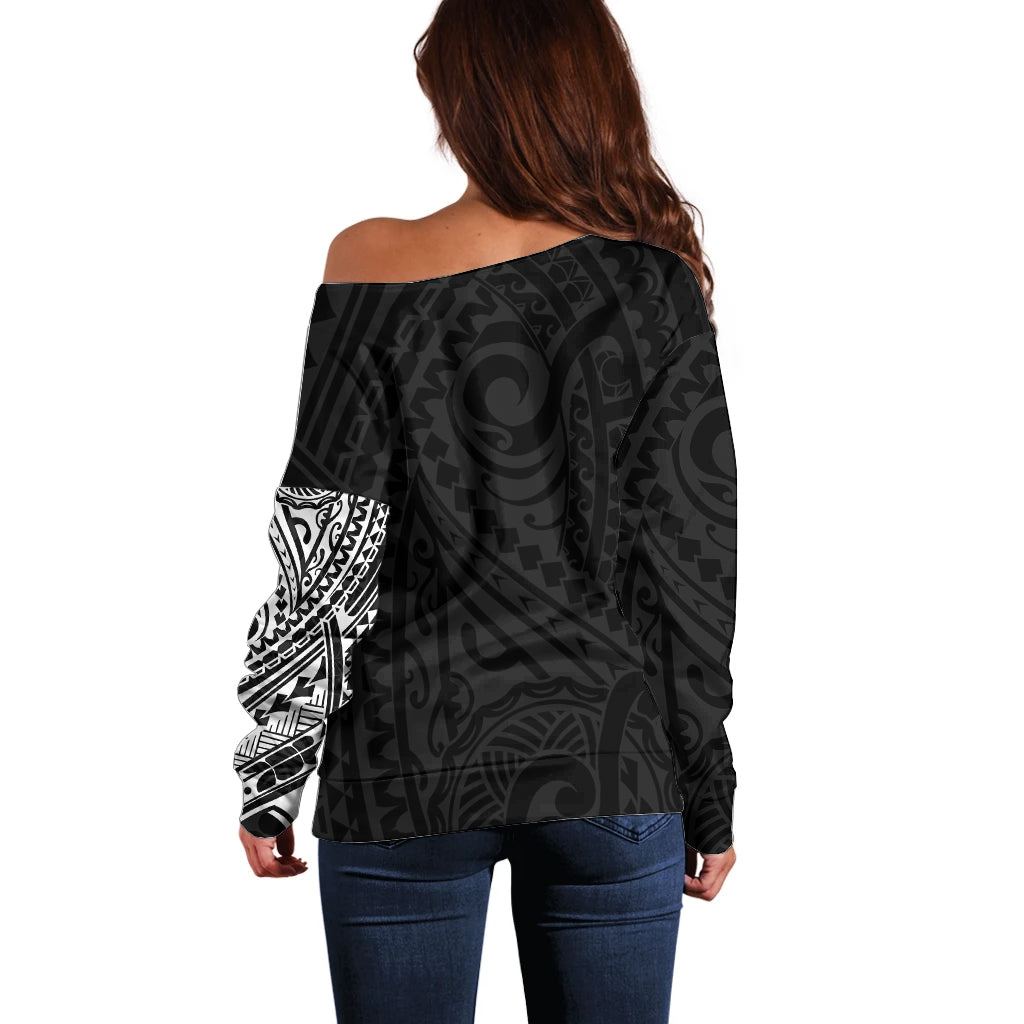 Polynesian German Shepherd Dog Off Shoulder Sweater Dog In My Heart LT6 - Polynesian Pride