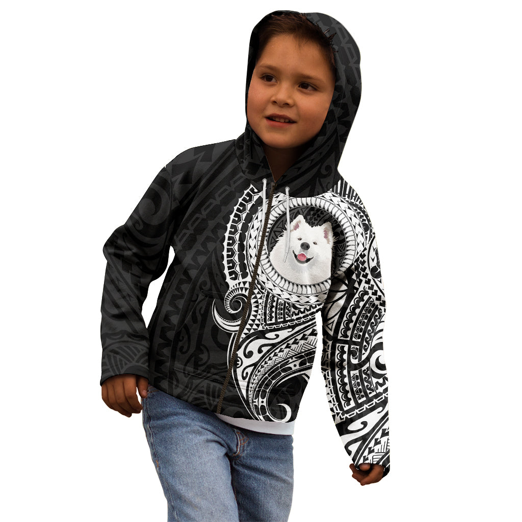 Polynesian Samoyed Dog Kid Hoodie Dog In My Heart LT6 - Polynesian Pride