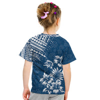 Hawaii Summer Kid T Shirt Mix Polynesian Dark Blue LT6 - Polynesian Pride