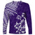 Hawaii Summer Long Sleeve Shirt Mix Polynesian Purple LT6 - Polynesian Pride