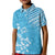 Hawaii Summer Kid Polo Shirt Mix Polynesian Light Blue LT6 Kid Blue - Polynesian Pride