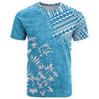 Hawaii Summer T Shirt Mix Polynesian Light Blue LT6 Blue - Polynesian Pride