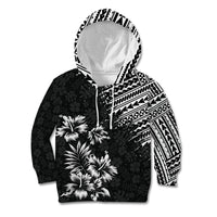 Hawaii Summer Kid Hoodie Mix Polynesian Black LT6 Black - Polynesian Pride