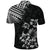 Hawaii Summer Polo Shirt Mix Polynesian Black LT6 - Polynesian Pride