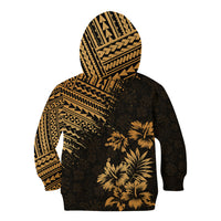 Hawaii Summer Kid Hoodie Mix Polynesian Gold LT6 - Polynesian Pride