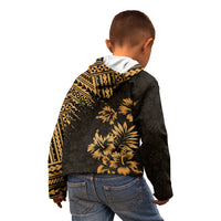 Hawaii Summer Kid Hoodie Mix Polynesian Gold LT6 - Polynesian Pride