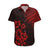 Hawaii Summer Hawaiian Shirt Mix Polynesian Black-Red LT6 Red - Polynesian Pride