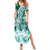 Polynesian Sea Turtle Summer Maxi Dress Tribal Green LT6 Women Green - Polynesian Pride