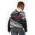 (Custom Personalised) Happy Fathers Day Samoa Kid Hoodie I Love You Dad Black LT6 - Polynesian Pride