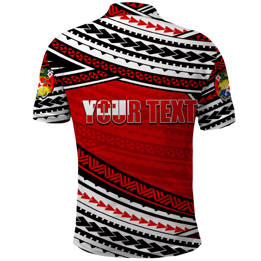 Custom Happy Fathers Day Tonga Polo Shirt I Love You Dad LT6 - Polynesian Pride