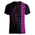 Polynesian Women V Neck T Shirt Hawaiian Warrior and Aloha Girl With Hammerhead Shark Tattoos Purple LT6 - Polynesian Pride