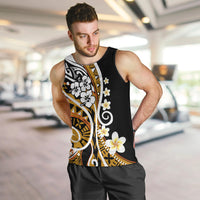 Plumeria Polynesian Men Tank Top Trending Gold LT6 - Polynesian Pride