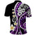 Plumeria Polynesian Polo Shirt Trending Purple LT6 - Polynesian Pride