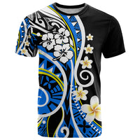 Plumeria Polynesian T Shirt Trending Blue LT6 Blue - Polynesian Pride
