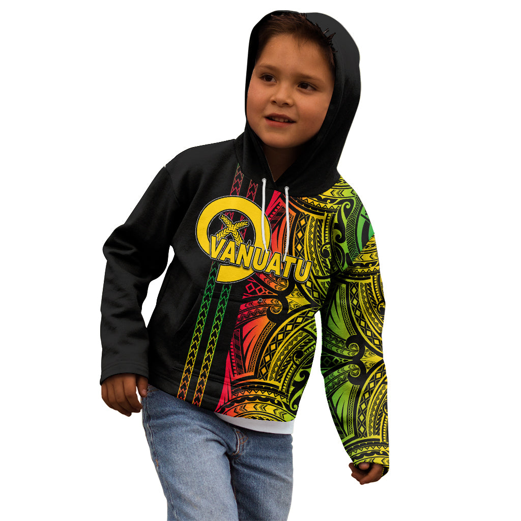 Custom Vanuatu Kid Hoodie Polynesian Tribal LT6 - Polynesian Pride