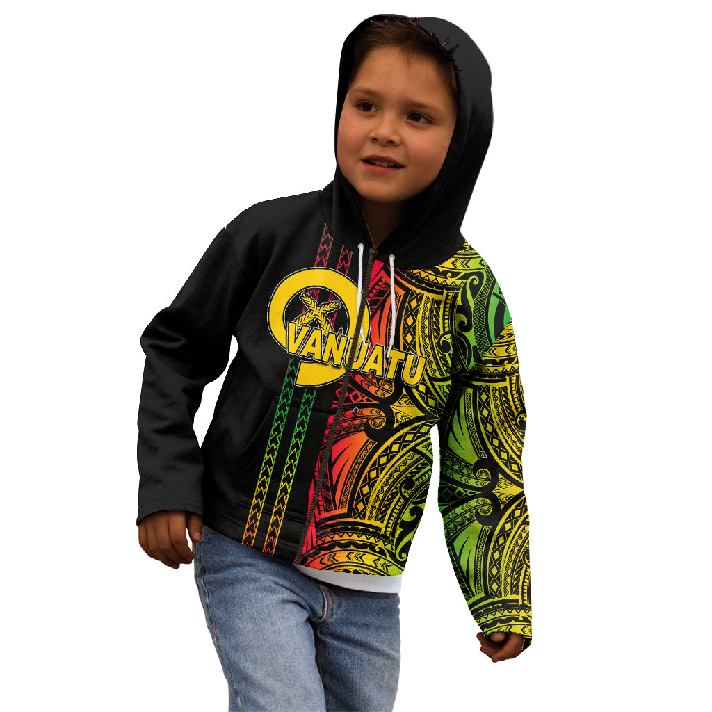 Custom Vanuatu Kid Hoodie Polynesian Tribal LT6 - Polynesian Pride