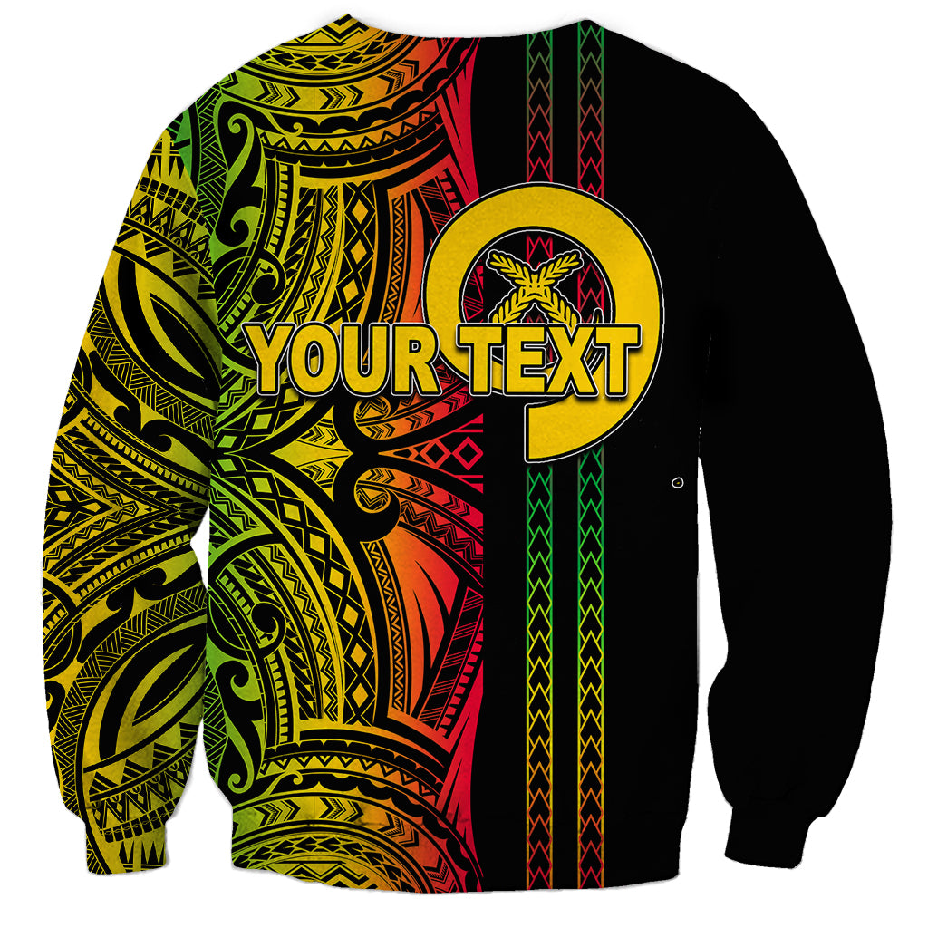 Custom Vanuatu Sweatshirt Polynesian Tribal LT6 - Polynesian Pride