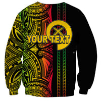 Custom Vanuatu Sweatshirt Polynesian Tribal LT6 - Polynesian Pride