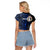 Custom Northern Mariana Islands Raglan Cropped T Shirt Polynesian Tribal LT6 - Polynesian Pride